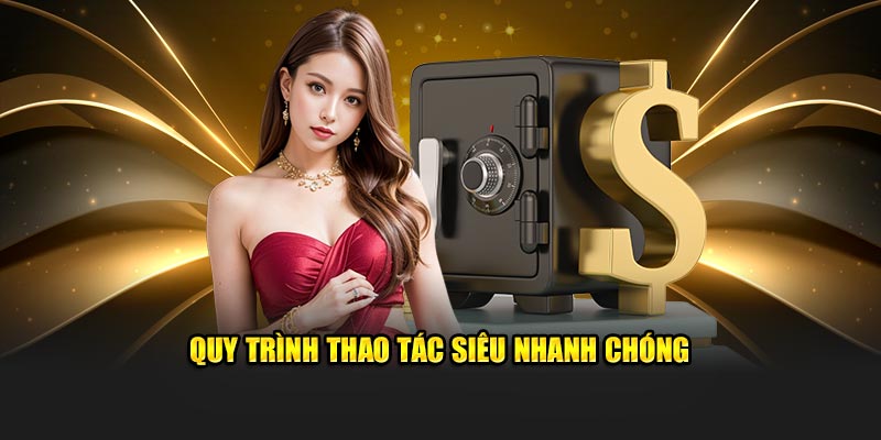 Quy trình thao tác rút tiền OK365 siêu nhanh chóng